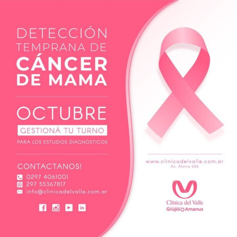 Clínica del Valle realiza una campaña de prevención contra el cáncer de mama