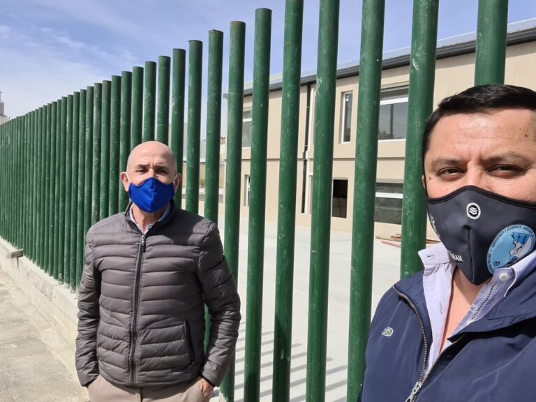 Comodoro: Llugdar y Villegas supervisaron obras en Kilómetro 5
