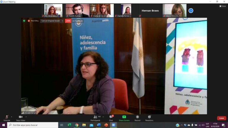 Chubut formó parte del Ciclo de Conversatorios Federales sobre Niñez y Adolescencia 