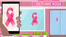 Invitan a comercios a «vestir de rosa las vidrieras» en apoyo a la prevención del cáncer de mama