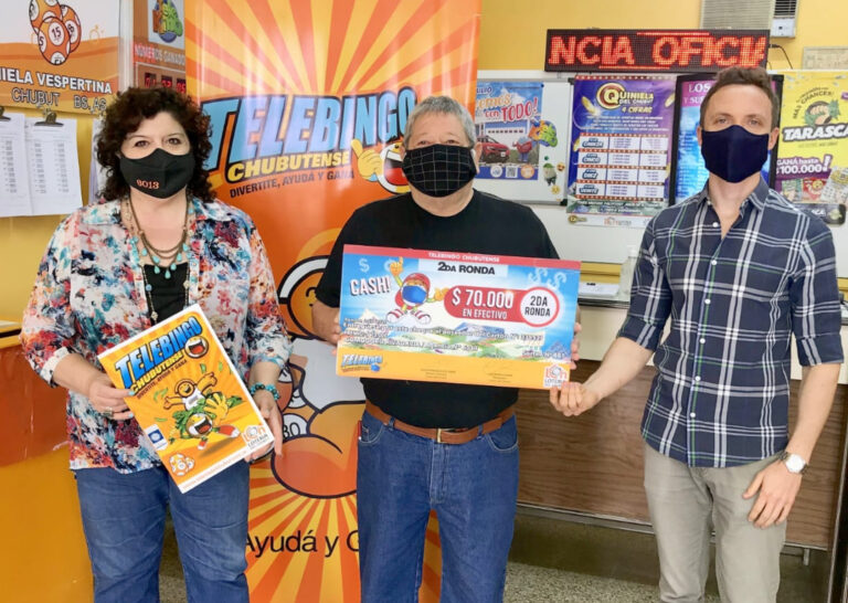 Lotería entregó premios del Telebingo Chubutense en Comodoro Rivadavia