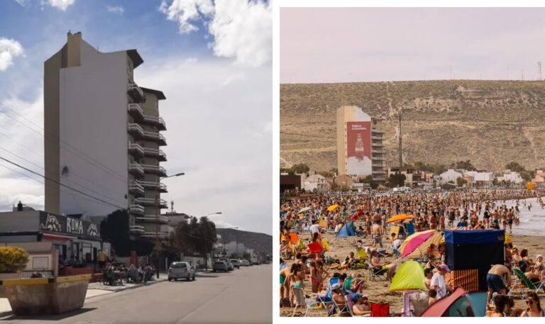 La postal costera de Rada Tilly cambió de imagen tras 35 años