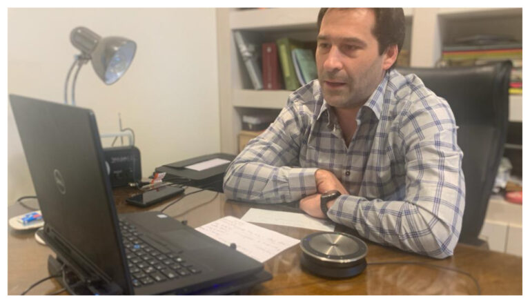 Luque participó de una videoconferencia con Alberto Fernández y referentes del Banco Credicoop
