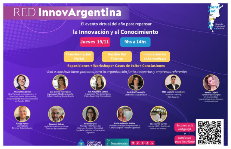 Identidad Argentina invita a referentes de organizaciones del país a participar de la primera edición de «RedInnovArgentina»