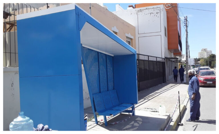 El municipio de Comodoro lleva adelante un plan de reparación de garitas