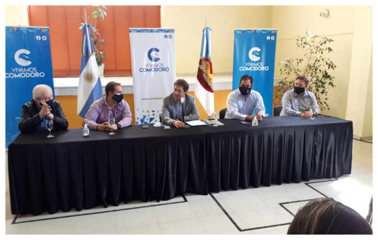 Luque anunció sobre la repotenciación del acueducto que está  » a punto de destrabarse» para poder retomarse la obra