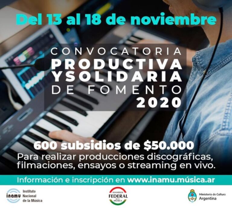 Mañana cierra la convocatoria «Productiva y Solidaria de Fomento 2020»