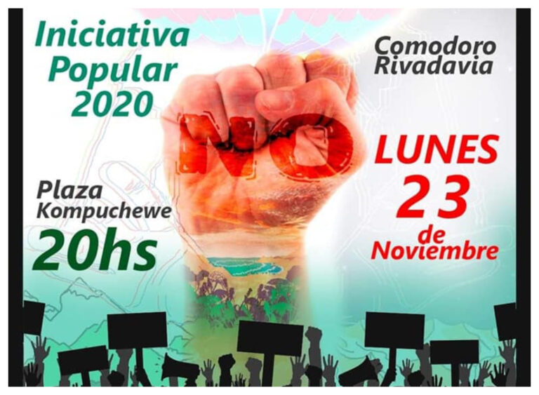 Hoy realizarán un «ruidazo» contra la megaminería en Comodoro