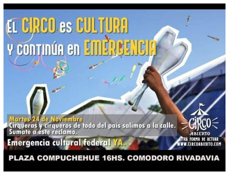 Artistas circenses solicitan que se declare la emergencia cultural federal