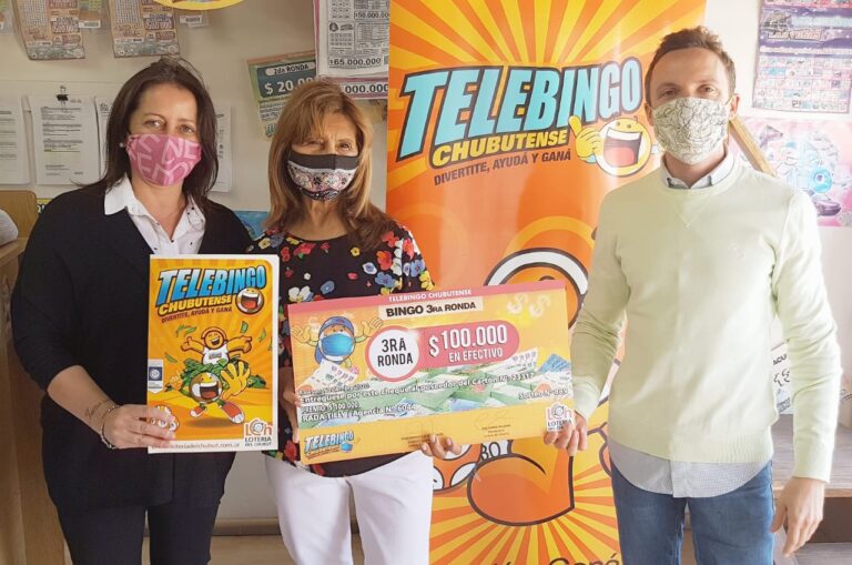 El Telebingo Chubutense premió a una vecina de Rada Tilly