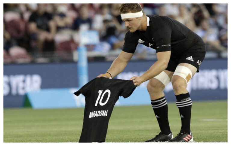 El emocionante homenaje de los All Blacks a Diego Maradona