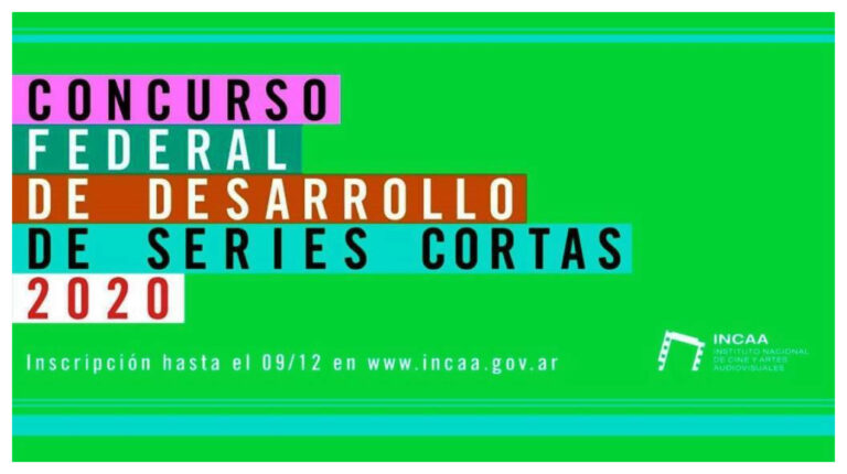 Cultura: Concurso Federal de desarrollo de series cortas 2020