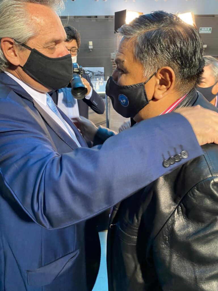 Ávila participó del lanzamiento del Plan Gas.Ar junto al Presidente