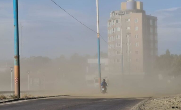 «Alerta naranja» por vientos intensos en Comodoro y Rada Tilly