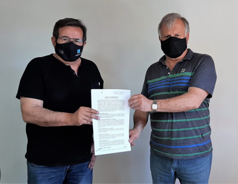 Vialidad Nacional firmó convenio con el municipio de Tecka para realizar tareas de mantenimiento en Ruta n40