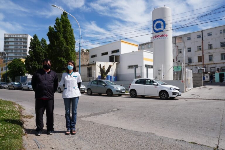 El Hospital Regional puso en funcionamiento un nuevo tanque de oxígeno líquido de 20 mil litros