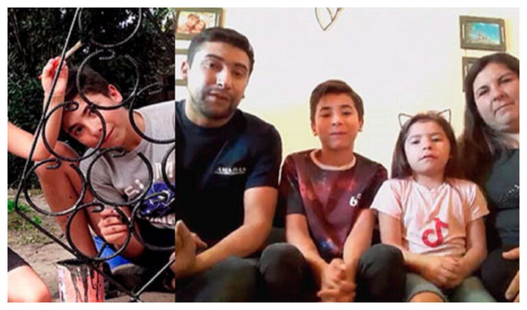 Tiene 12 años, aprendió a soldar y vende arbolitos de hierro para comprarse una play