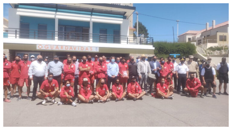 Luque participó del lanzamiento oficial de la temporada de Guardavidas