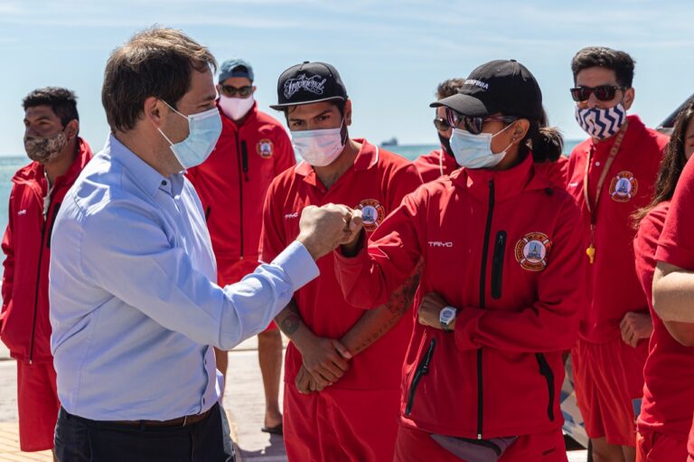 Quedó oficialmente inaugurada la temporada de Guardavidas en Comodoro