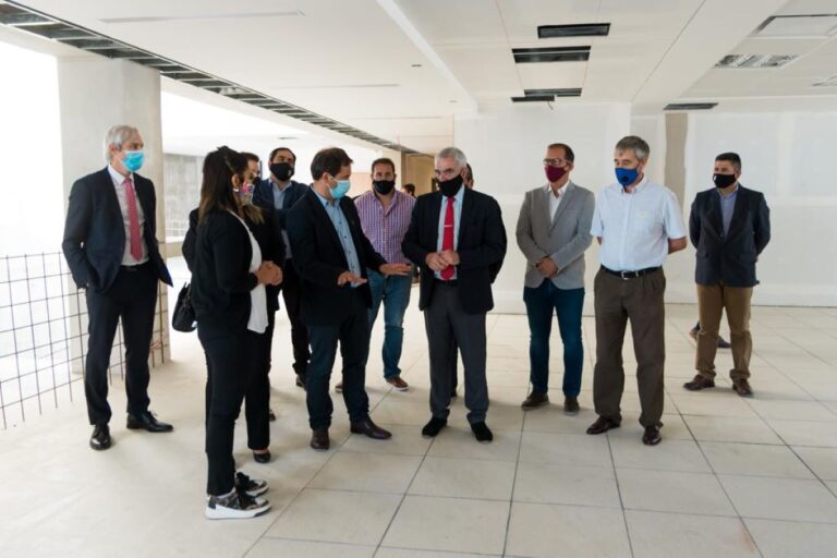 La SCPL acompañó el recorrido de la obra de la Ciudad Judicial
