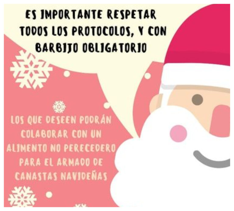 Papá Noel estará hoy en el centro sacándose foto y recibiendo donaciones