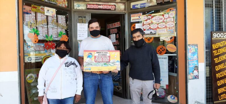 El Telebingo Chubutense entregó un millón de pesos en Comodoro Rivadavia y Sarmiento