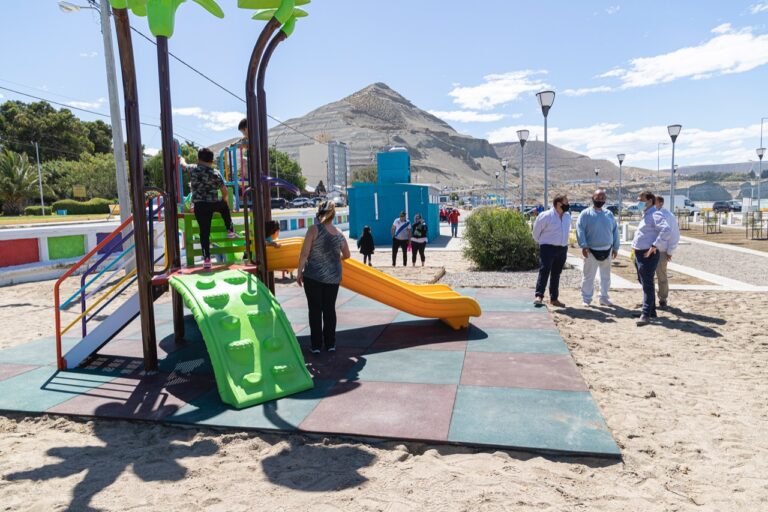 Comodoro tiene un nuevo espacio público para disfrutar de la costanera