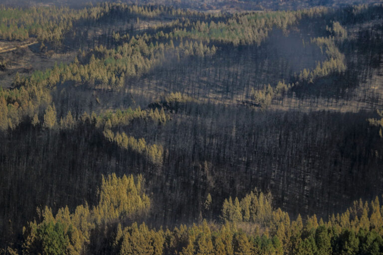 Chubut: sigue el operativo para sofocar los incendios en la Comarca Andina