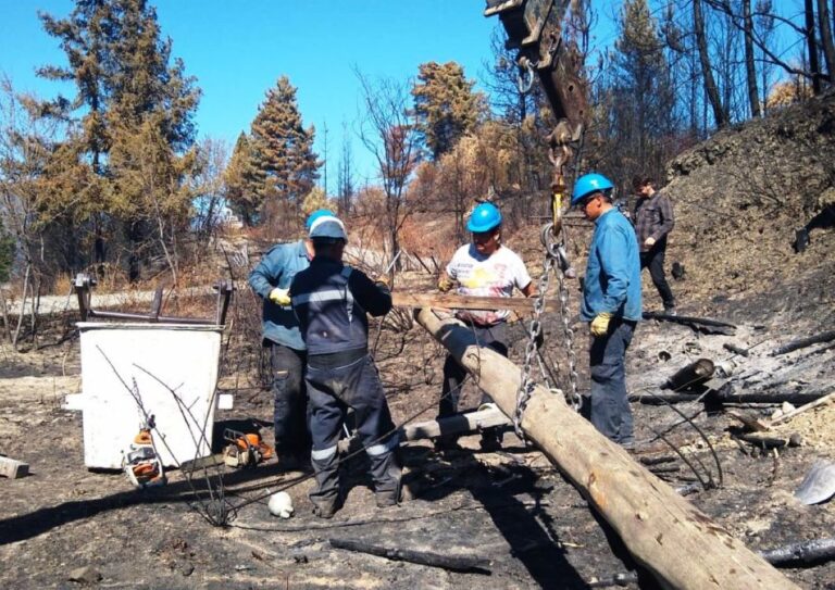 Los cascos urbanos de la Comarca Andina cuentan con servicio eléctrico y de agua