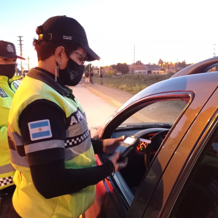 Chubut: Se registraron 23 alcoholemias positivas durante el fin de semana