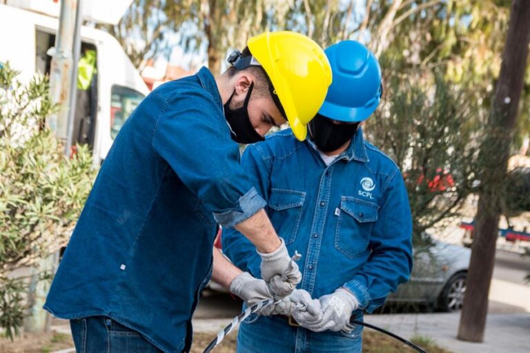 La SCPL redujo la calzada en el barrio Mosconi