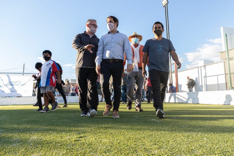 Inauguraron el playón deportivo y SUM del club en Ciudadela