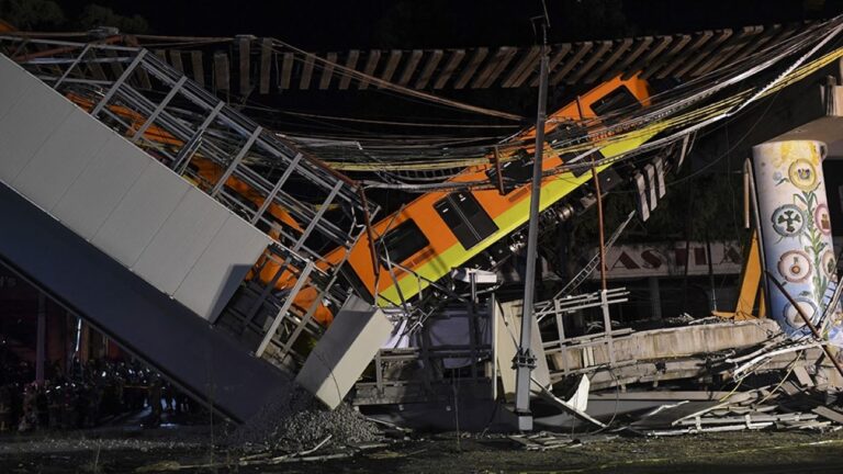 México: Al menos 23 muertos y 70 heridos en un accidente en el metro