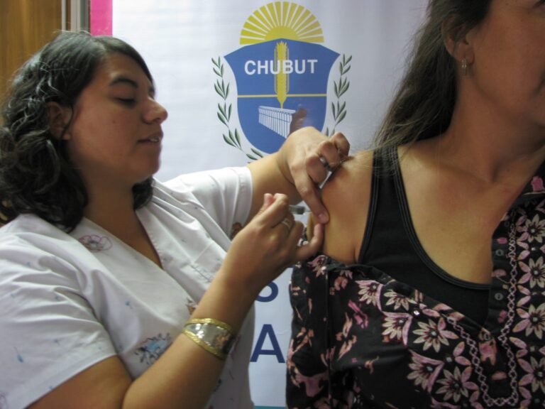 Avanzan en Chubut la Vacunación Antigripal