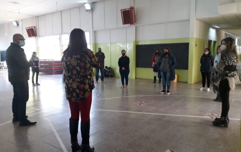 Supervisaron dinámicas institucionales en escuelas de Comodoro