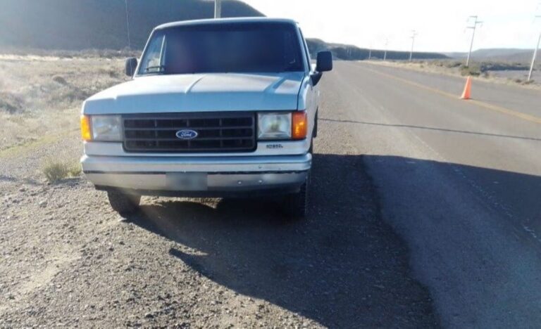 Retuvieron camioneta con pedido de secuestro a conductor con licencia falsa