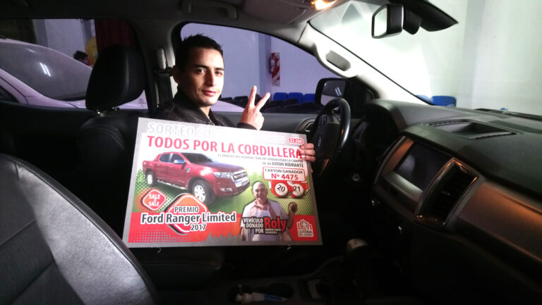 Sorteo Solidario: Un panadero de Rawson es el ganador de la «Camioneta de Roly»