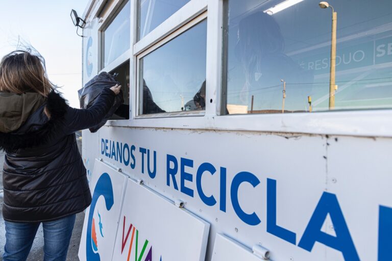 Comodoro: concientizan sobre el uso de puntos verdes