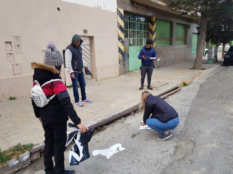 La Juventud del PRO realizó una intervención artística por el Día del Medioambiente