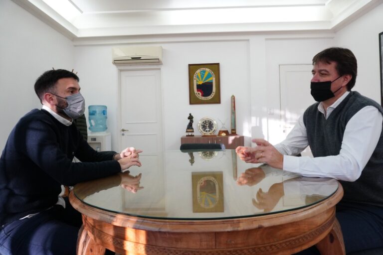 Rada Tilly: Juncos se reunió con Julián Leunda para dialogar sobre las gestiones en marcha