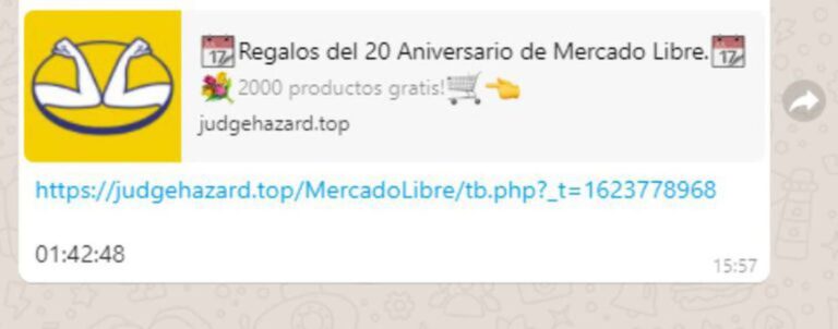 Alerta por una estafa viral por el aniversario de Mercado Libre