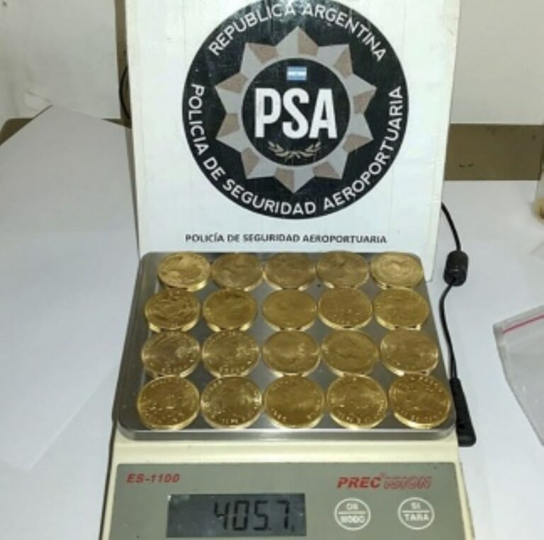 Secuestran 107 monedas de oro valuadas en más de 23 millones de pesos