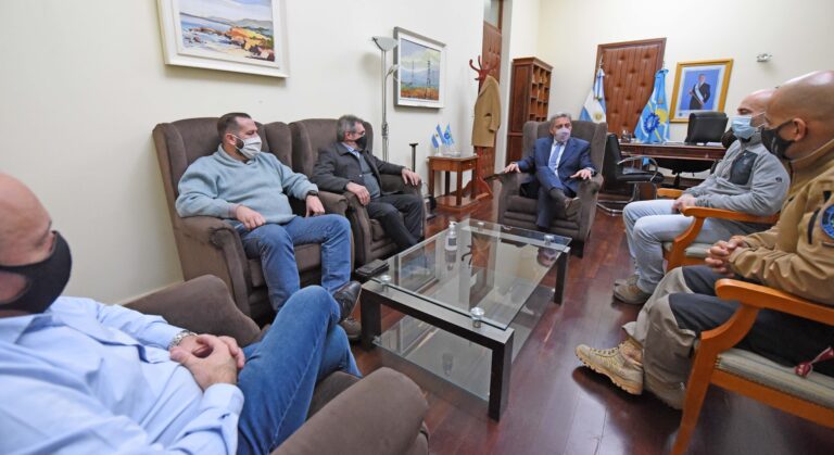 Arcioni recibió al subsecretario de Protección Civil de la Nación