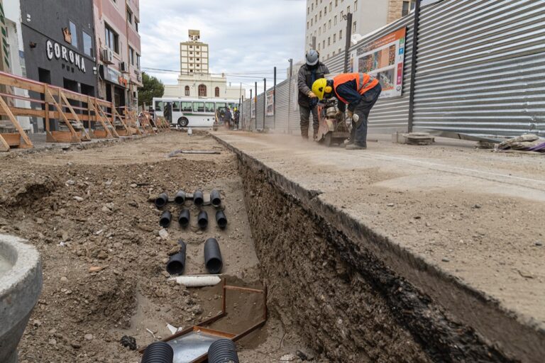 Avanza a buen ritmo la obra del Centro Comercial a Cielo Abierto