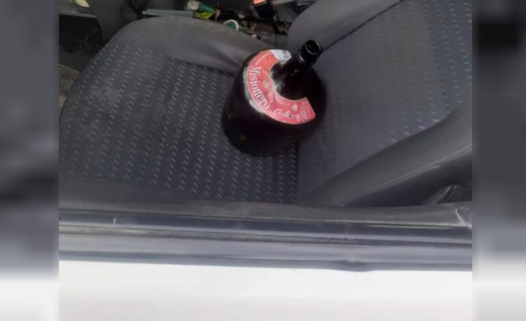 Comodoro: manejaba ebrio y tomando vino de una damajuana de 5 litros