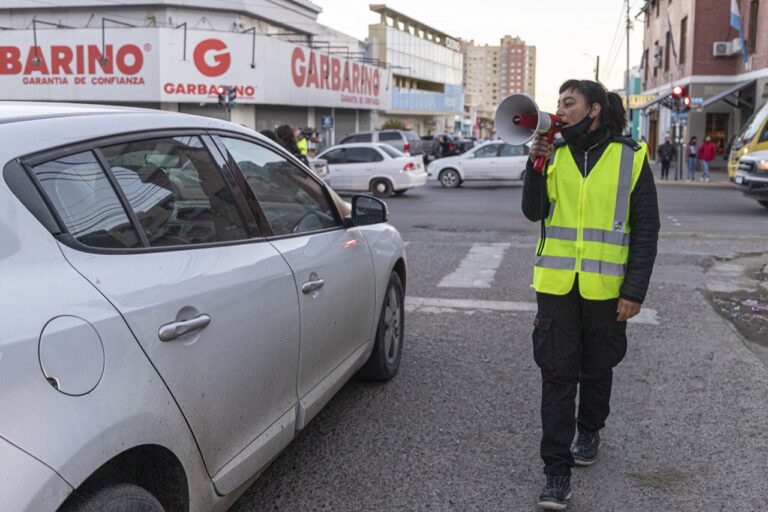 Comodoro: promueven la seguridad vial con una fuerte campaña de prevención