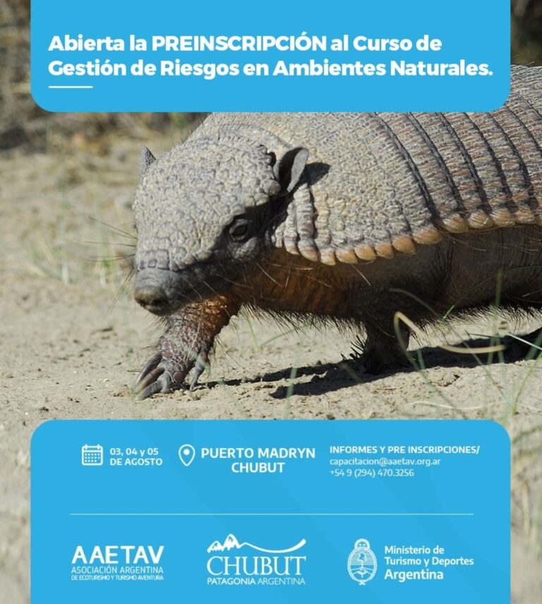Chubut: dictarán curso de Gestión de Riesgos en Ambientes Naturales para prestadores de Turismo