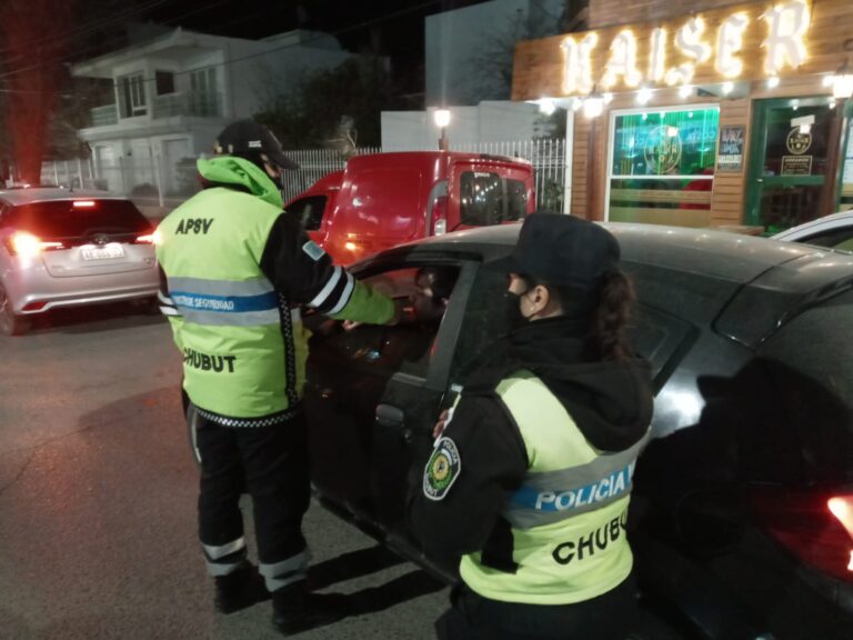 Chubut: La APSV retiró a 64 conductores de la vía pública durante el fin de semana