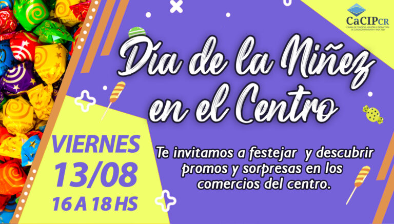 Comercios del Centro invitan a celebrar el Día de la niñez 