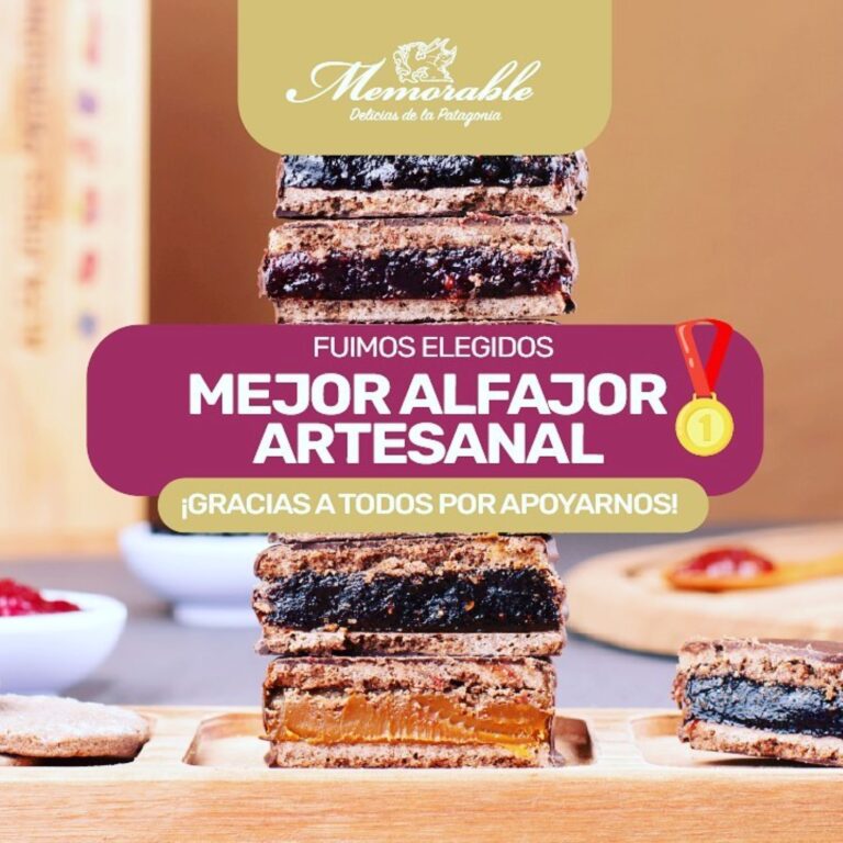 Un alfajor artesanal de Chubut fue elegido como el mejor del país